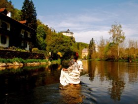 Rosenburg Alles fließt, © © Monika Kölbl, Schloss Rosenburg, Gemeinde Rosenburg-Mold