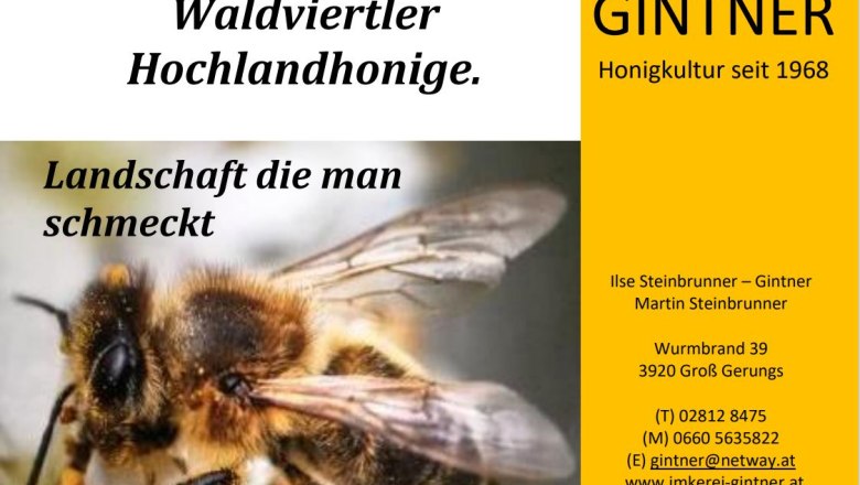Gintner Honigkultur, © Gintner Honigkultur
