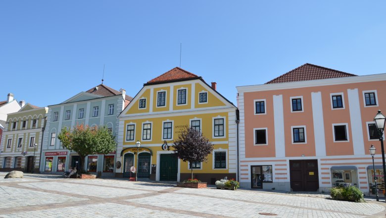 Bürgerhäuser am Hauptplatz, © Stadtgemeinde Zwettl