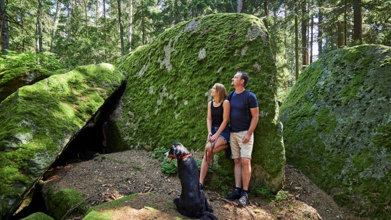 Felsformation Steinerne Stube, © TDW Großschönau/c Dietmar Schewig