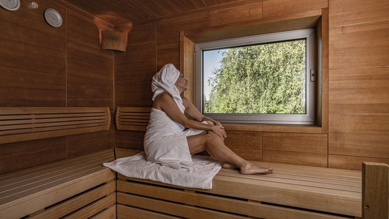 Wellness mit Sauna, Infrarotsauna, Infrarotkabine, Dampfbad, © C & G Gastgewerbe GmbH