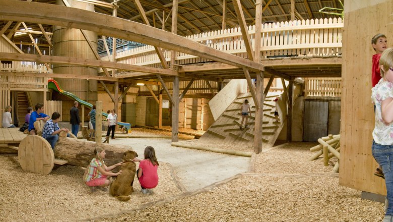 Indoor Spielplatz Bio-Bauernhof Hipp-Bruckner, © Waldviertel Tourismus, Studio Kerschbaum