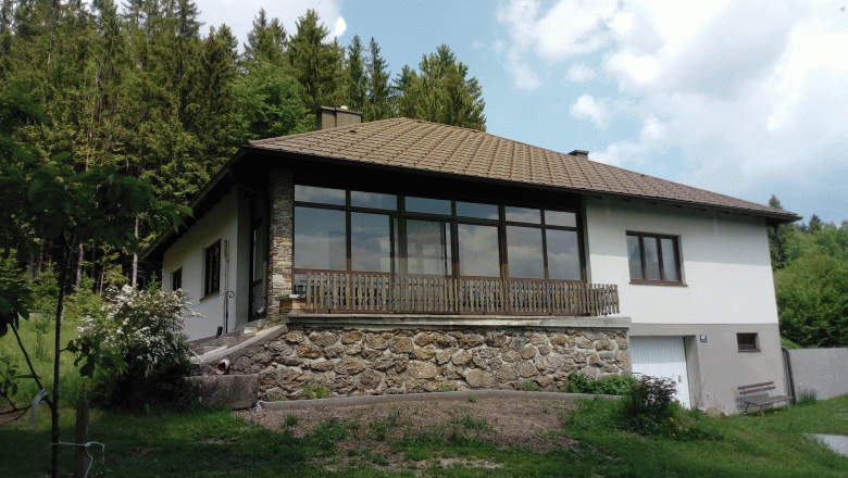 Ferienhaus Böhm, Hausfoto Sommer, © Ferienhaus Böhm