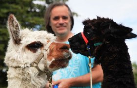 Michael Berner mit Fabian und Scirocco, © Fotografin Barbara Krobath