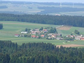 Aussicht von der Aubergwarte auf Reichers, © Marktgemeinde Großgöttfritz