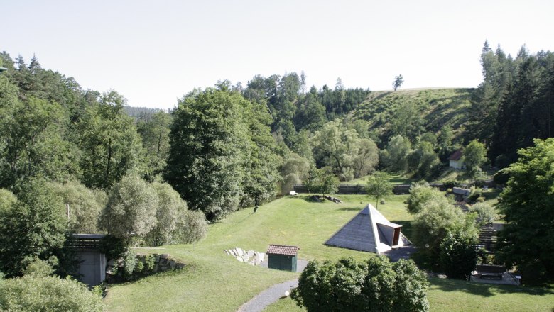 Ausblick von den Balkonzimmern, © Hotel-Restaurant Liebnitzmühle