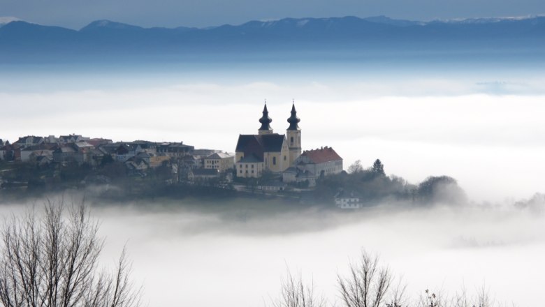 Maria Taferl im Nebel, © Hotel Schachner