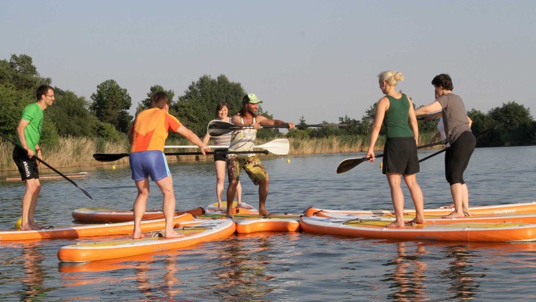 Stand Up Paddling am Edlersee, © enjoy4elements