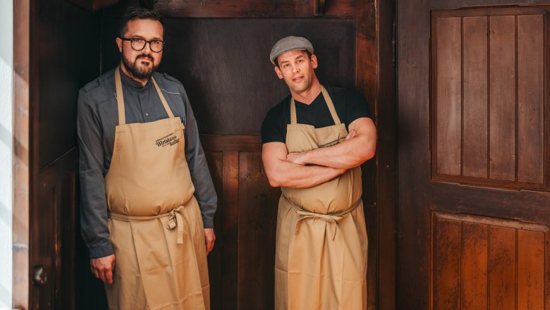 Küchenchef Peter Heneis und Wirt Philipp Wimmer-Joannidis, © Niederösterreich Werbung / Daniela Führer