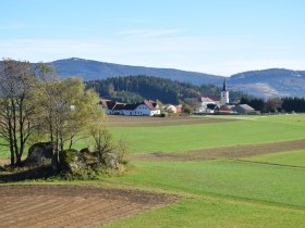 Ein Blick auf St.Oswald vom Stockberg, © Gemeinde St. Oswald, Leo Baumberger