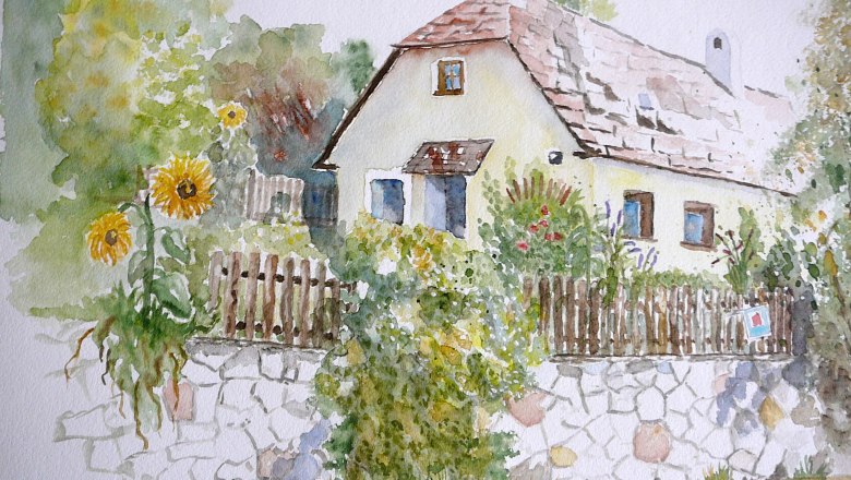 Aquarell, © Ferienhaus Fam. Koch