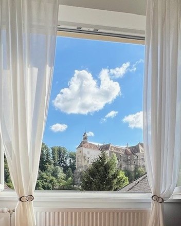 Traumhafter Blick zur Burg Raabs, © Eva Reichhardt
