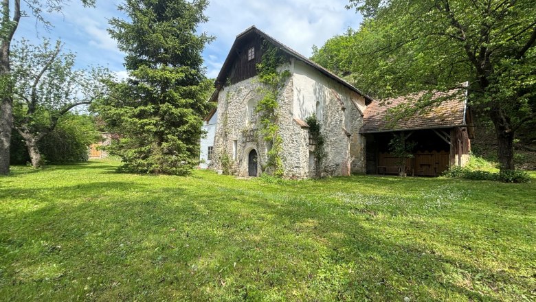 Garten und Sakralteil, © Cultraum_Strass, Fotoraf Hans Stöckelmaier