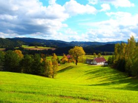 Lohnbachfallweg, Blick nach Lohn, © Waldviertel Tourismus