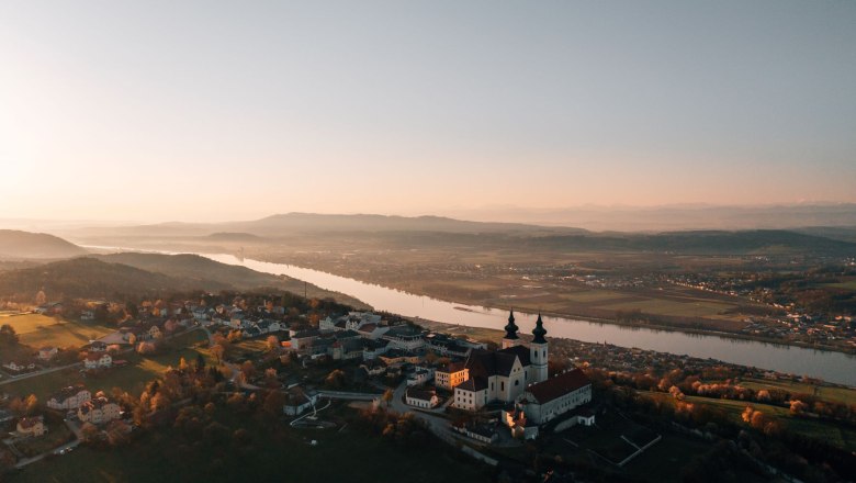 Blick auf Maria Taferl und Donau, © Familie Frey/Zum goldenen Löwen