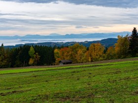 Aussicht in das Alpenvorland, © Gottfried Grossinger