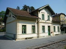 Bahnhof Rosenburg, © © Monika Kölbl, Schloss Rosenburg, Gemeinde Rosenburg-Mold