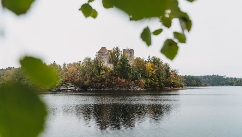 Stausee Ottenstein - Blick auf Ruine Lichtenfels, © Line Sulzbacher