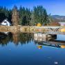 Hausansicht Herbst, © Chalet-Nordwald, Fotograf Angela Hauler