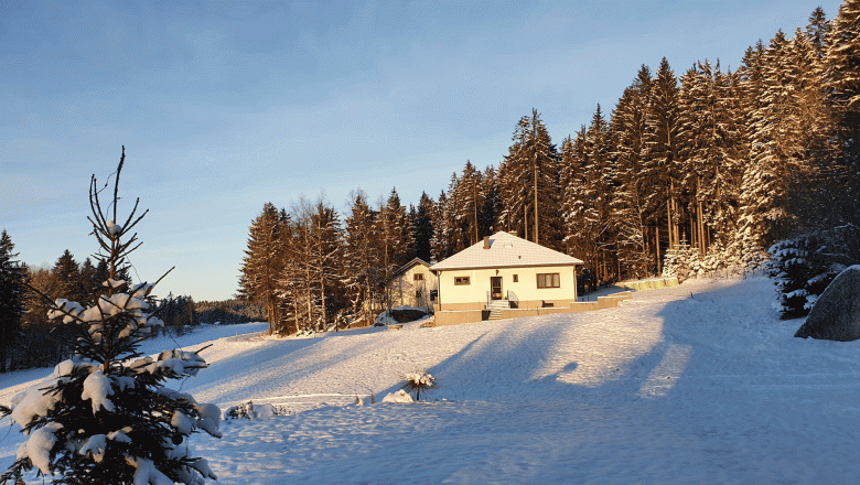 Ferienhaus Böhm, Hausfoto Winter, © Ferienhaus Böhm