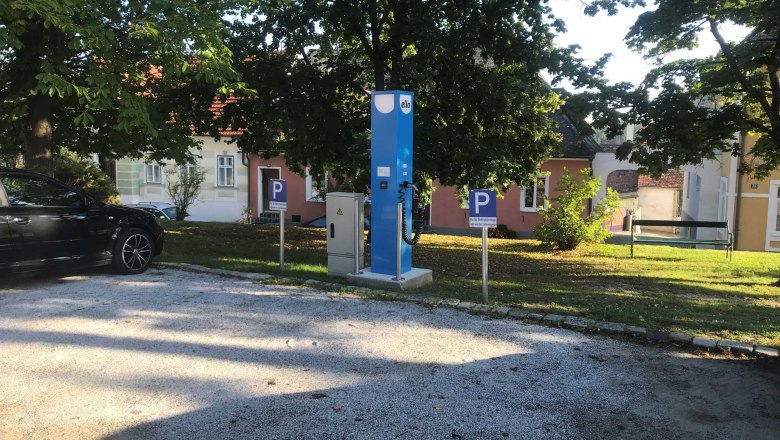 E-Auto Tankstelle, © Stadtgemeinde Drosendorf-Zissersdorf