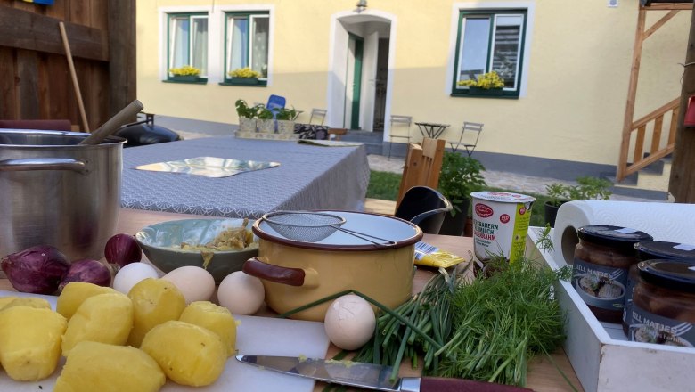 Kochen im Garten, © Katharina Prager