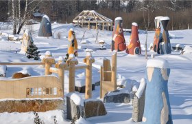 Skulpturenpark im Winter, © kunstmuseum waldviertel