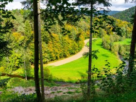 Luftaufnahme vom Wanderweg, © Gottfried Grossinger