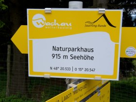 Info beim Naturparkhaus am Jauerling, © Helmut Lackinger